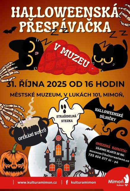 Halloweenská přespávačka v muzeu